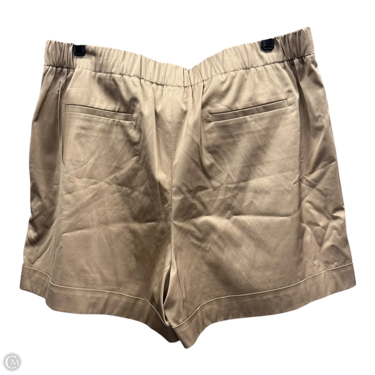 Shorts Designer By Lafayette 148 In Tan, Size: L
