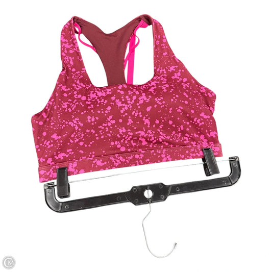 Athletic Bra By Fabletics In Pink & Purple, Size: S