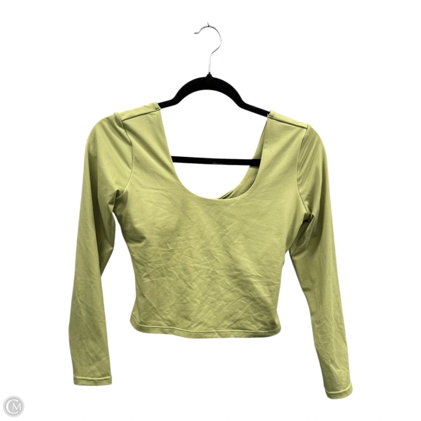 Top Long Sleeve By Fabletics In Green, Size: S