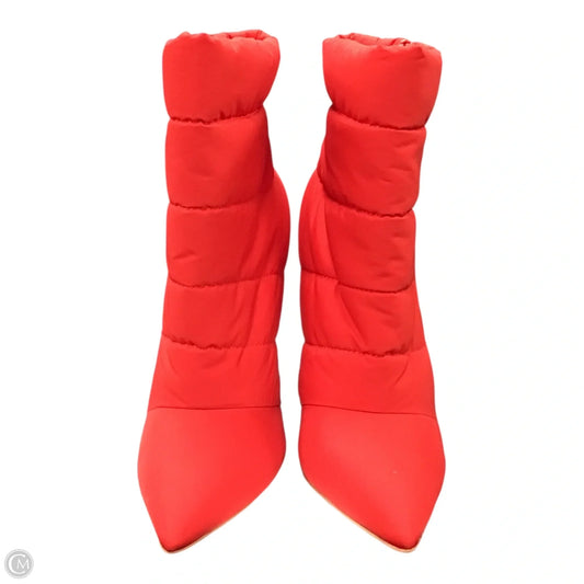 Boots Ankle Heels By Jennifer Lopez In Red, Size: 9