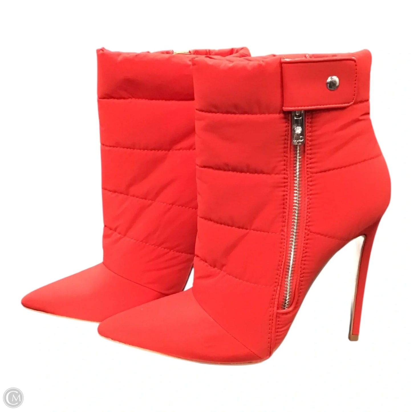 Boots Ankle Heels By Jennifer Lopez In Red, Size: 9