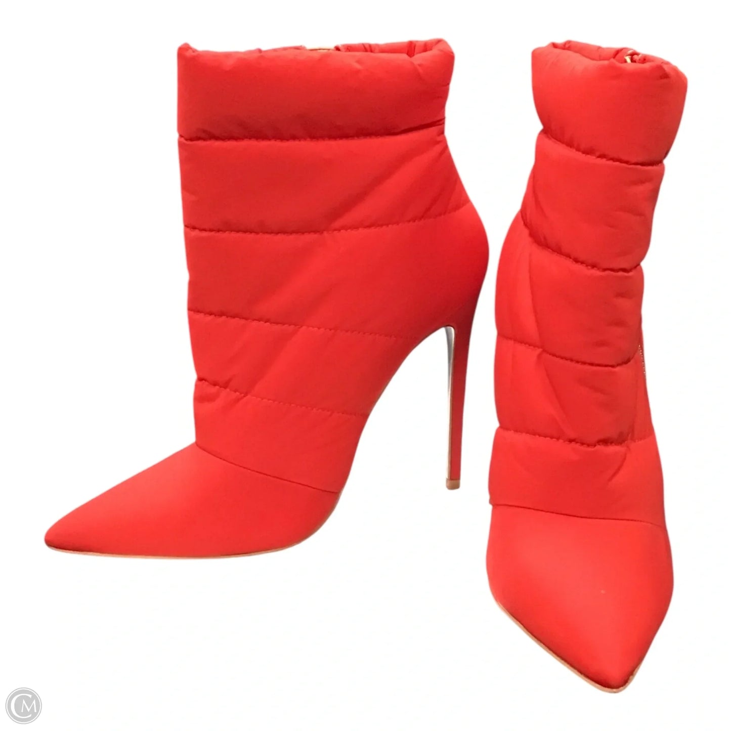 Boots Ankle Heels By Jennifer Lopez In Red, Size: 9