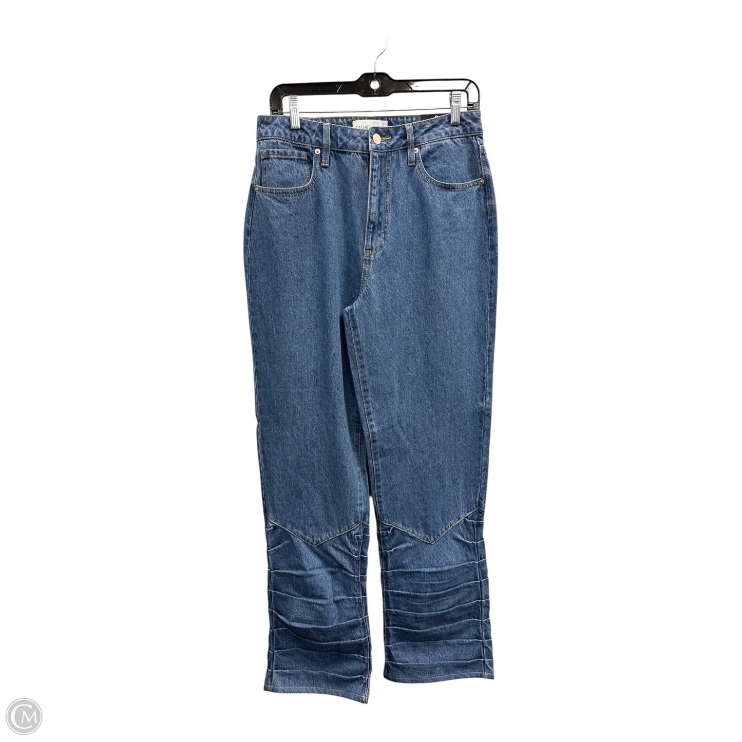 Jeans Straight By Fashion Nova In Blue Denim, Size: 8