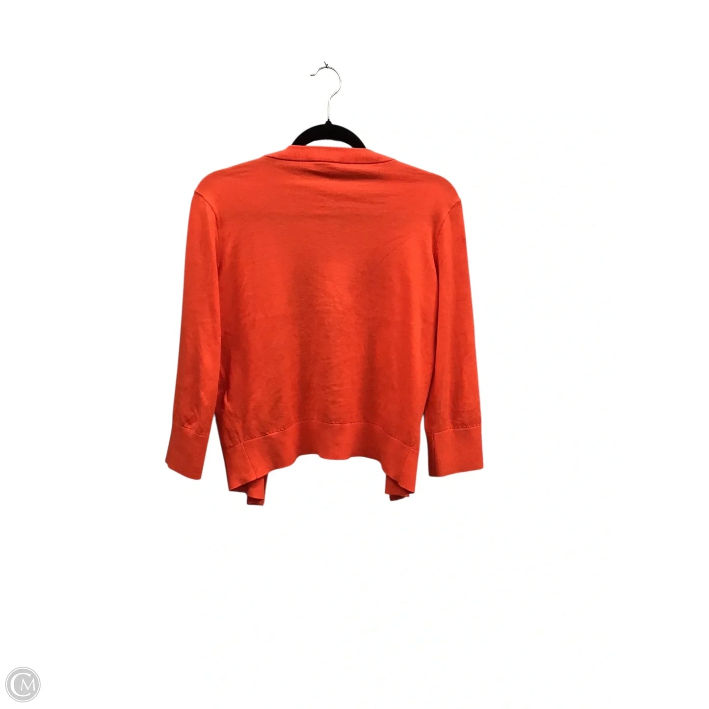 Sweater Cardigan Designer By Kate Spade In Orange, Size: M