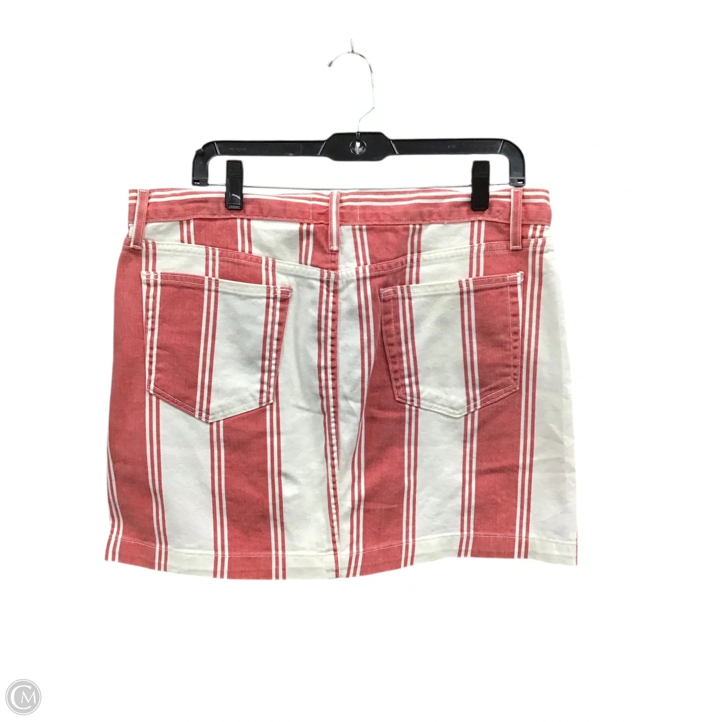 Skirt Mini & Short By Frame In Red & White, Size: 12