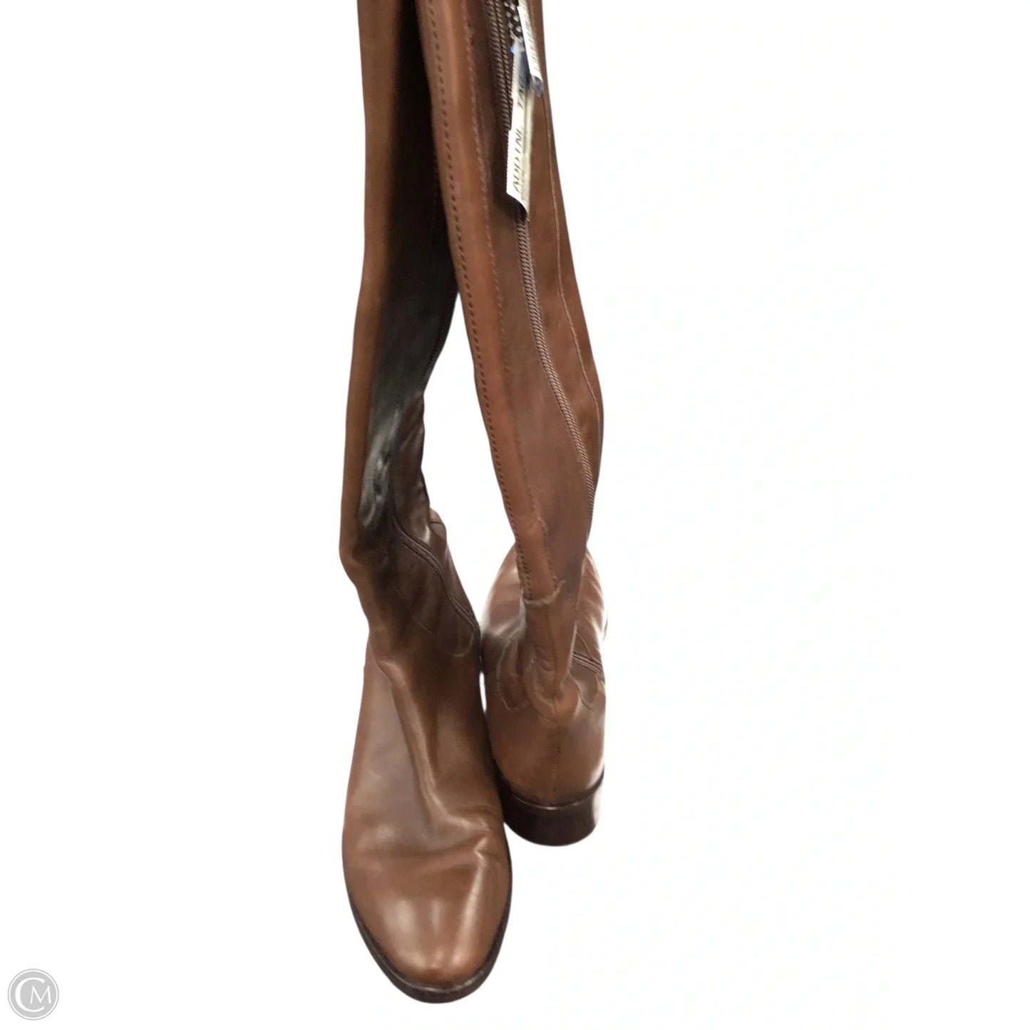 Boots Knee Heels By Cole-haan In Brown, Size: 7.5