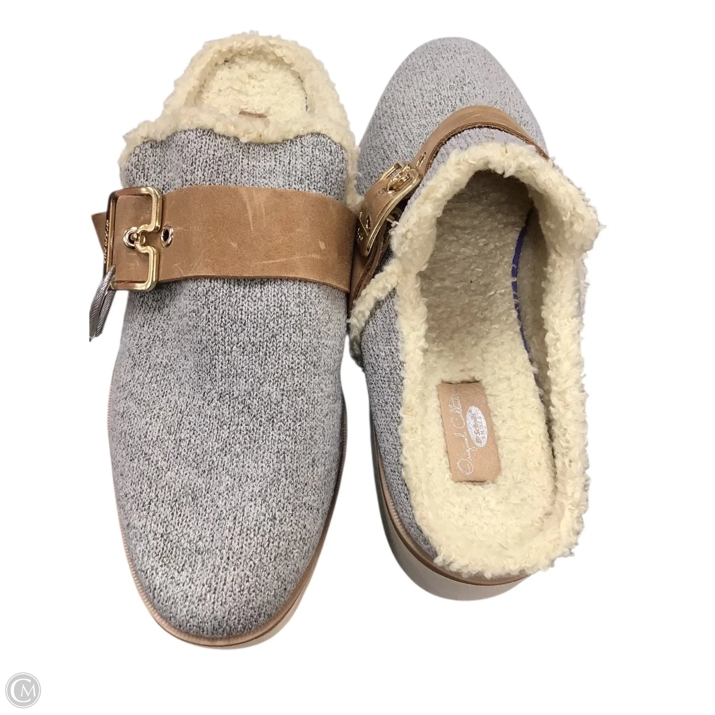 Shoes Heels Platform By Dr Scholls In Grey, Size: 6.5