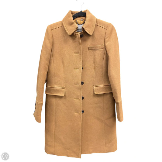 Coat Wool By J. Crew In Copper, Size: 4