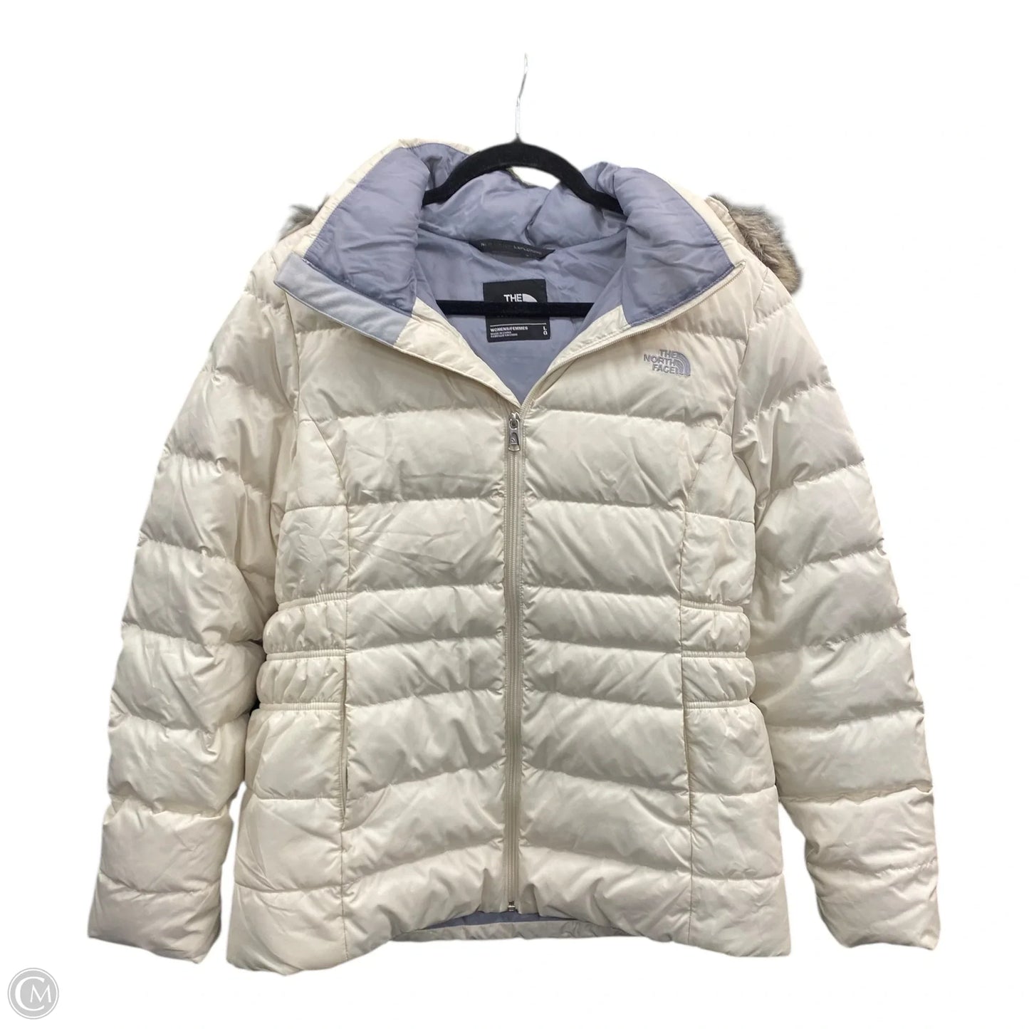 Coat Puffer & Quilted By The North Face In Cream, Size: L