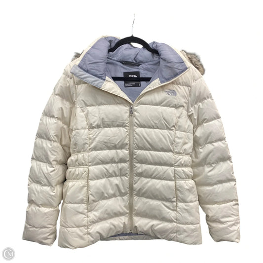 Coat Puffer & Quilted By The North Face In Cream, Size: L