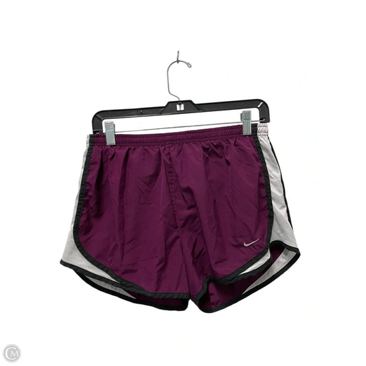 Athletic Shorts By Nike Apparel In Purple, Size: M