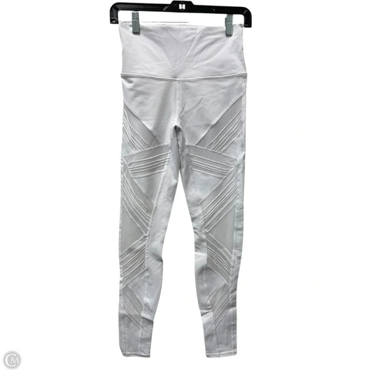 Athletic Leggings By Alo In White, Size: M
