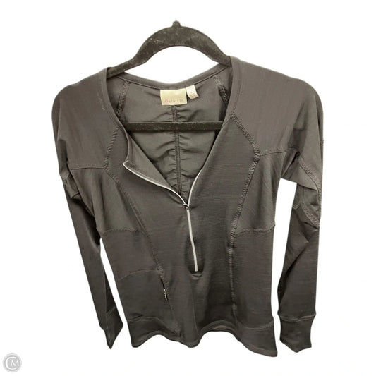 Athletic Top Long Sleeve Crewneck By Athleta In Black, Size: S