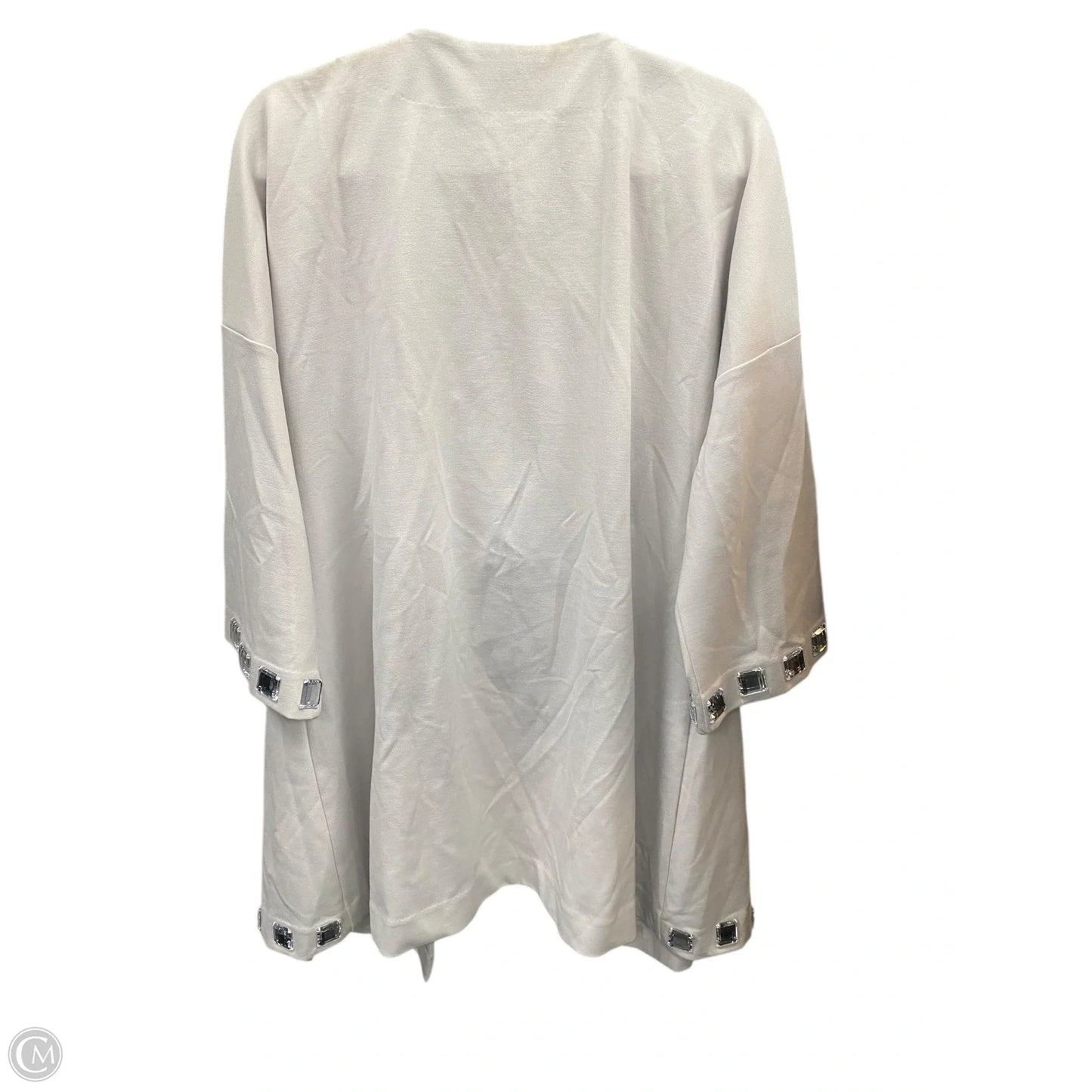 Cardigan By Clothes Mentor In Grey & Silver, Size: L