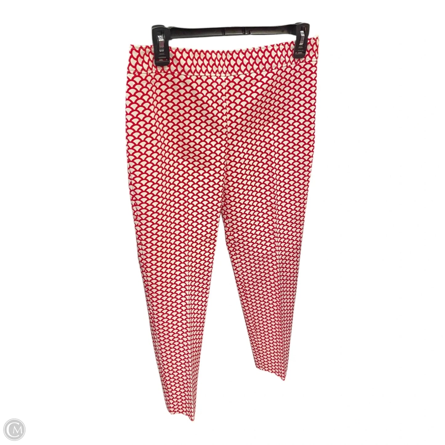 Pants Dress By Talbots In Red & White, Size: 6p
