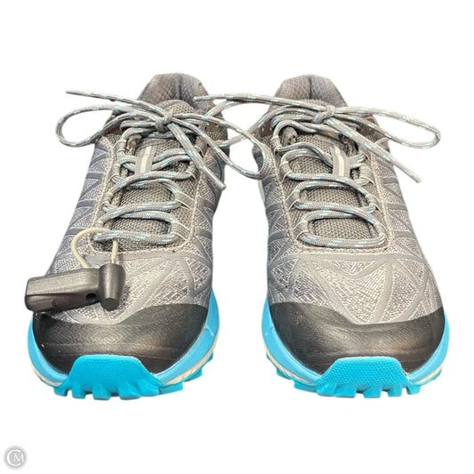 Shoes Athletic By Merrell In Blue & Grey, Size: 7.5