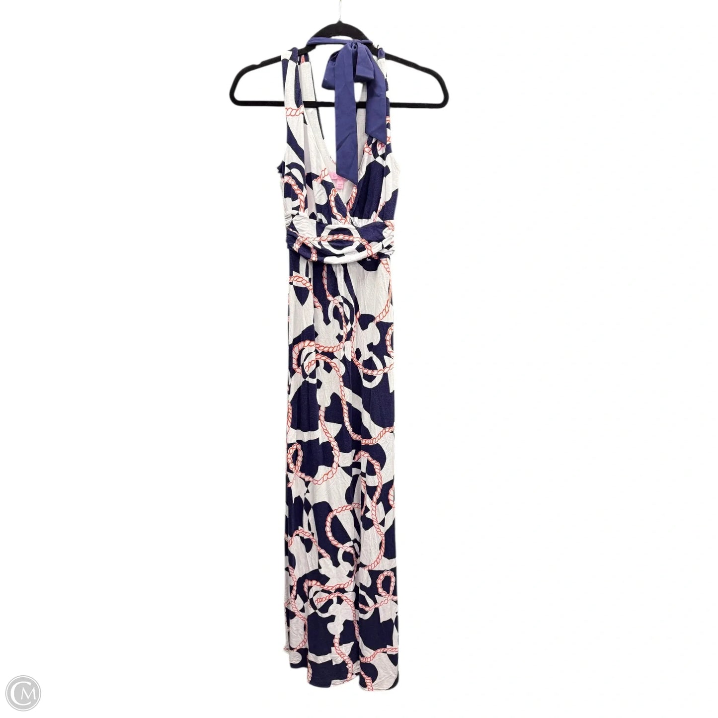Dress Designer By Lilly Pulitzer In Blue & Orange, Size: Xs