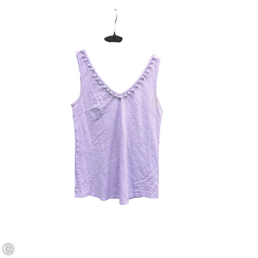 Top Sleeveless Designer By Lilly Pulitzer In Purple, Size: Xxs
