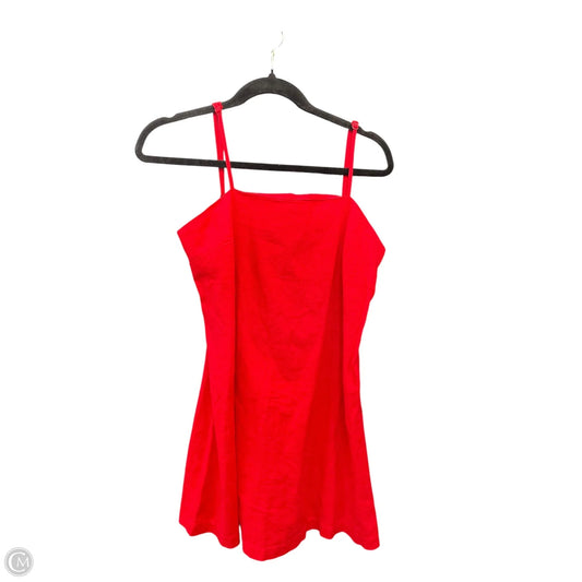 Dress Casual Short By A New Day In Red, Size: Xs
