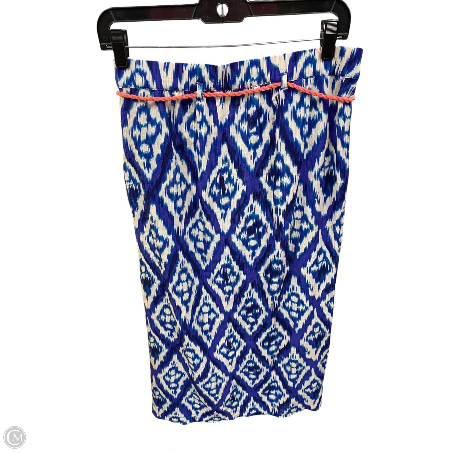 Skirt Maxi By Soft Surroundings In Blue & White, Size: Xs