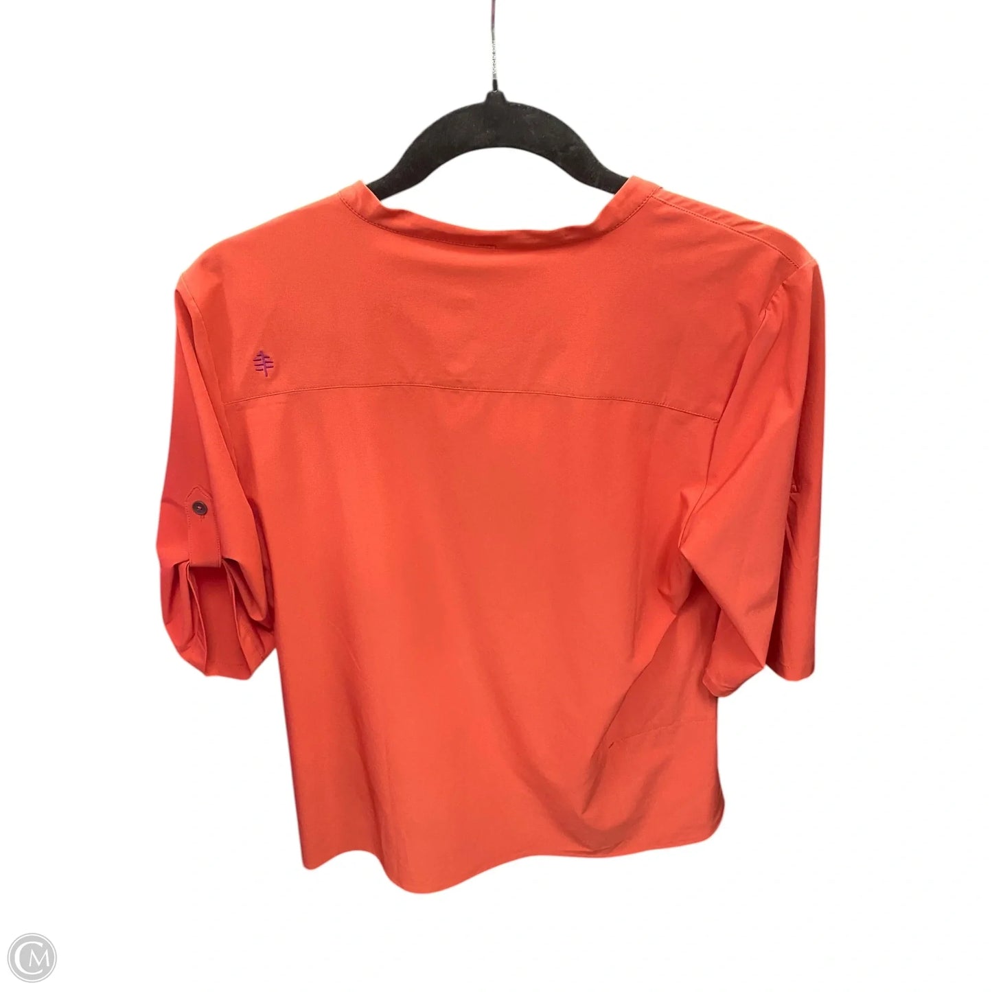 Blouse Short Sleeve By Royal Robbins In Coral, Size: M