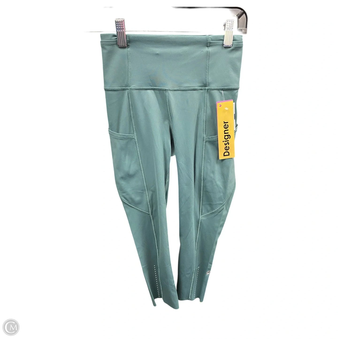 Athletic Leggings Capris By Lululemon In Green, Size: 2