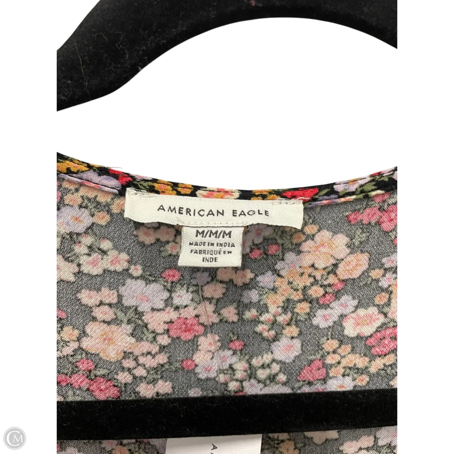 Dress Casual Short By American Eagle In Black & Pink, Size: M