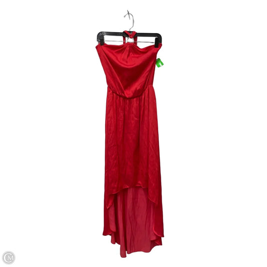 Dress Casual Maxi By White House Black Market In Red, Size: 6