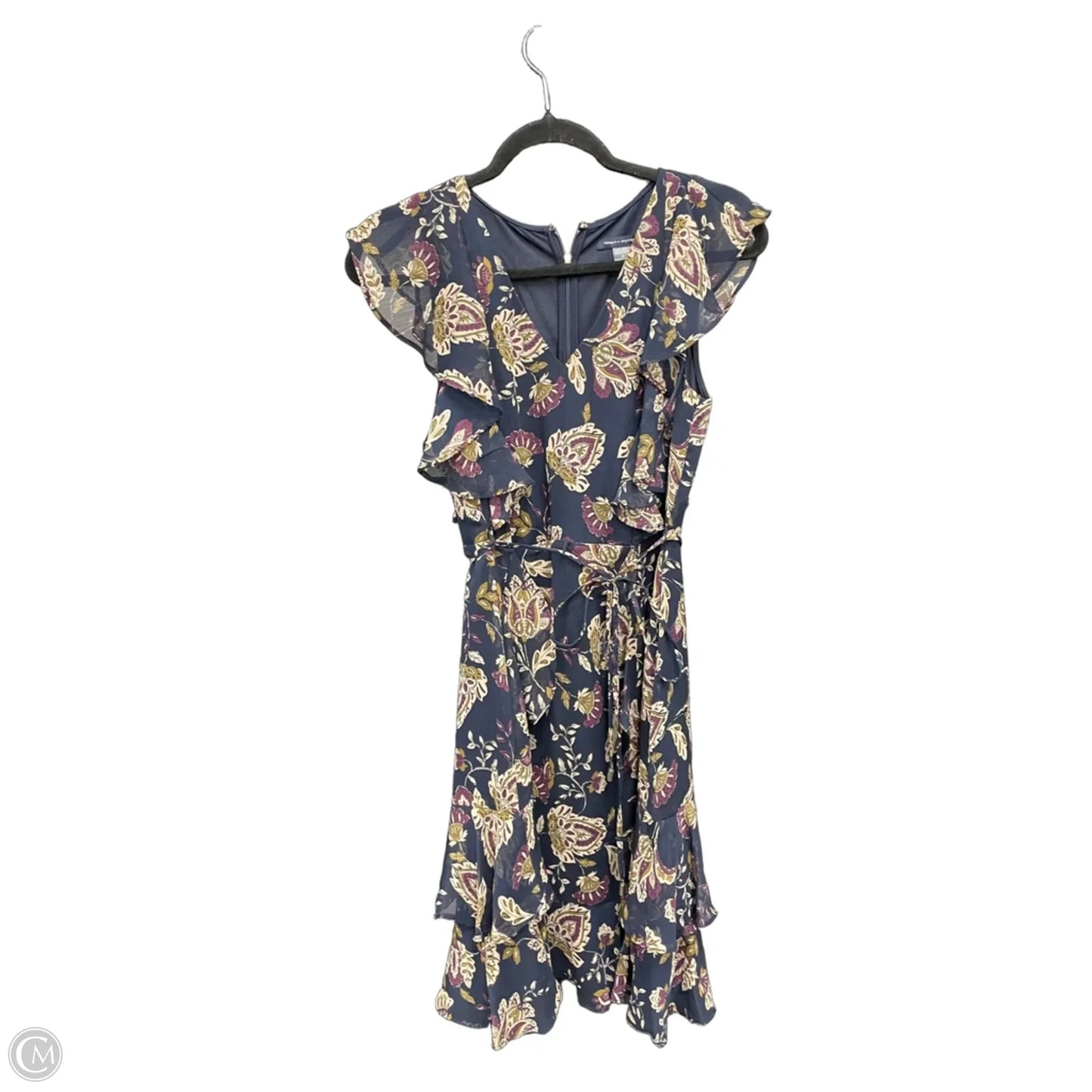 Dress Casual Short By Tommy Hilfiger In Blue & Tan, Size: 4