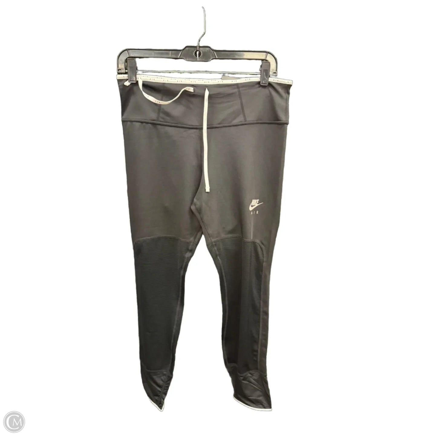 Athletic Leggings By Nike Apparel In Black & White, Size: L