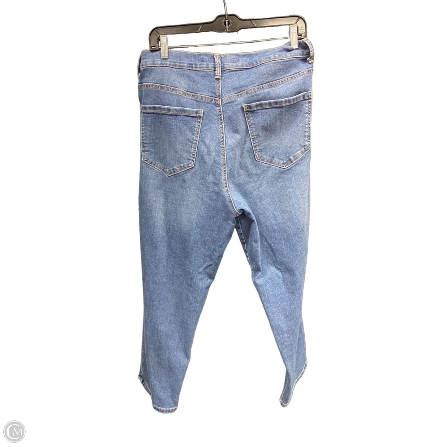 Jeans Straight By Gloria Vanderbilt In Blue Denim, Size: 16