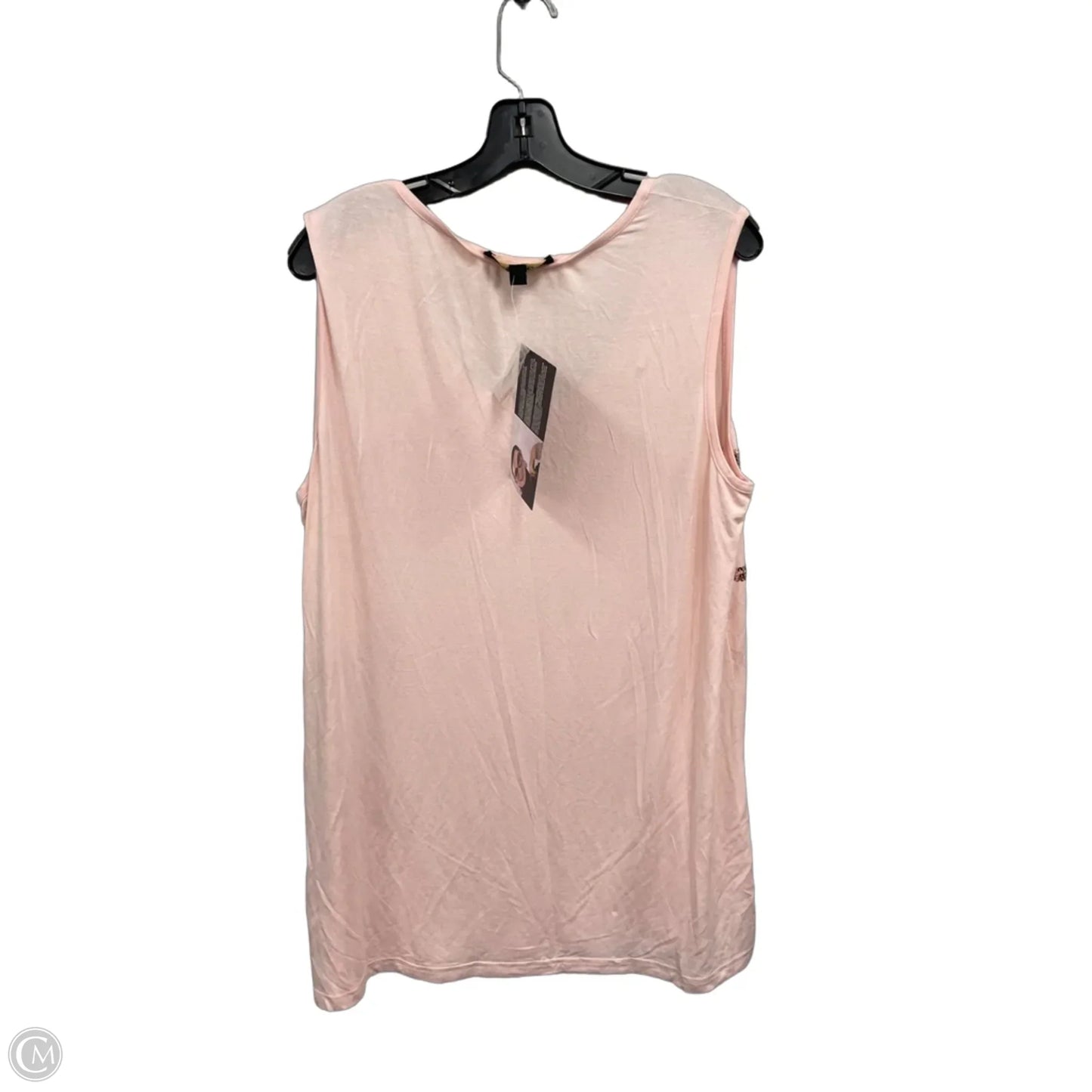 Top Sleeveless By Clothes Mentor In Pink, Size: Xl