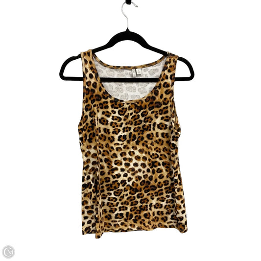 Tank Top By Cato In Animal Print, Size: L