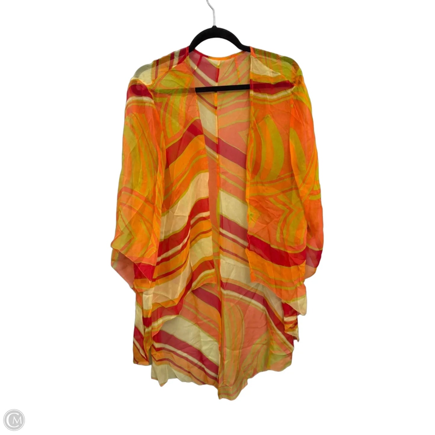 Swimwear Cover-up By Clothes Mentor In Orange & Red, Size: Osfm
