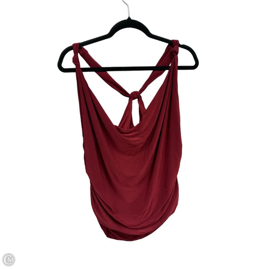 Blouse Sleeveless By Fashion Nova In Red, Size: 3x