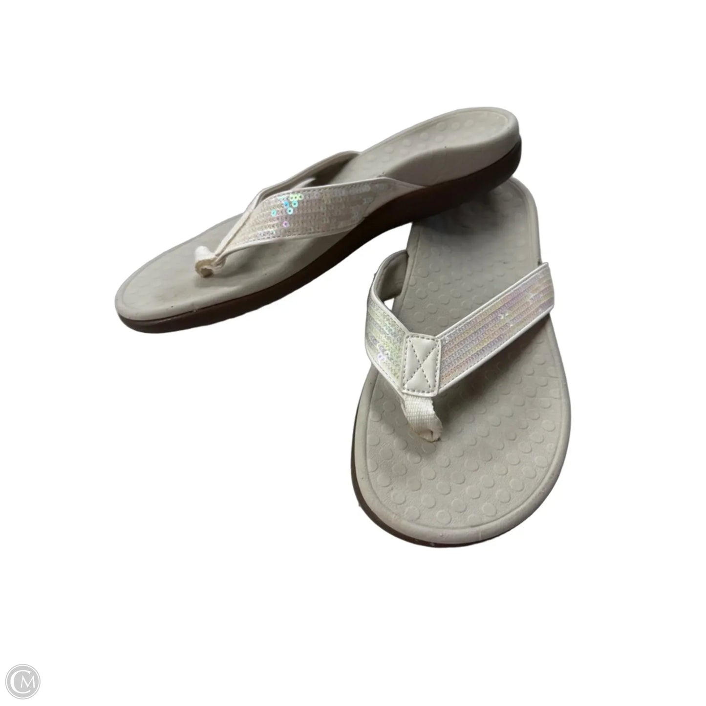 Sandals Flats By Vionic In White, Size: 7