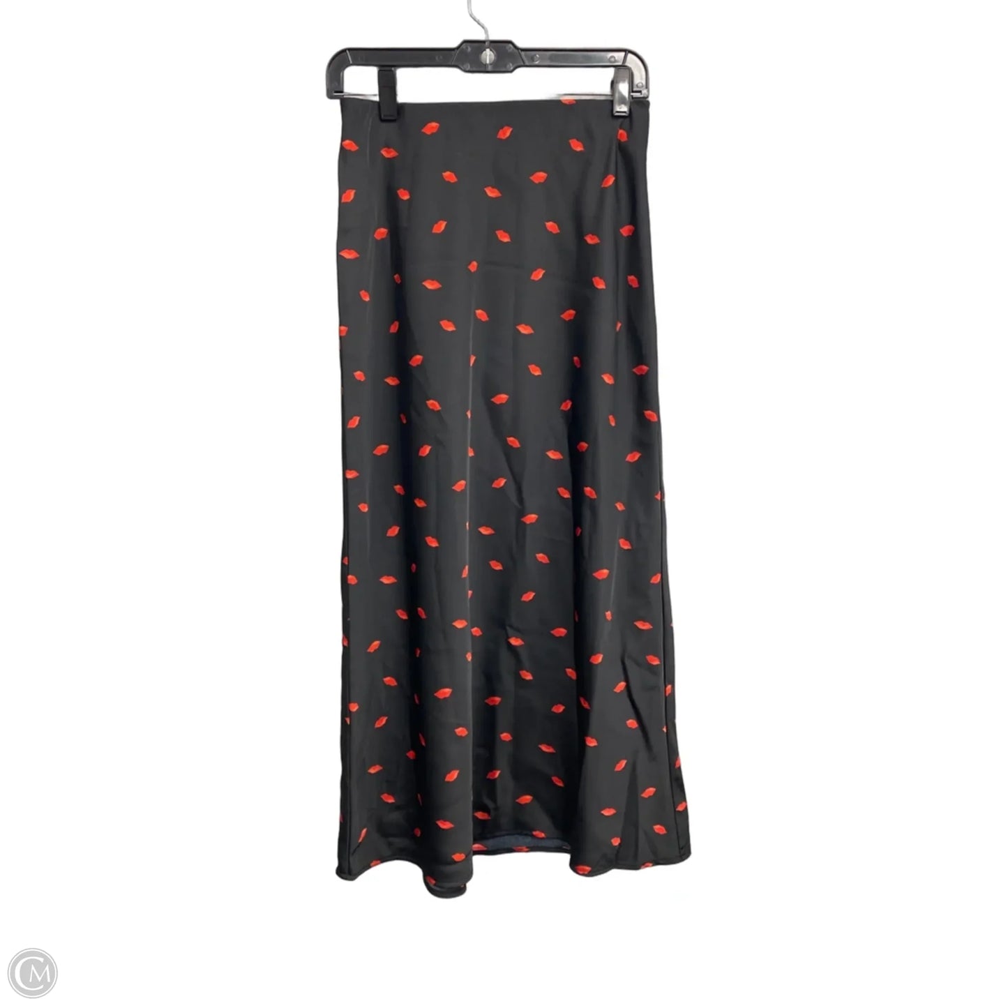 Skirt Maxi By A New Day In Black & Red, Size: Xs