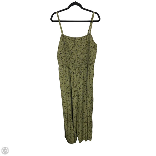 Jumpsuit By Gap In Green, Size: Xl