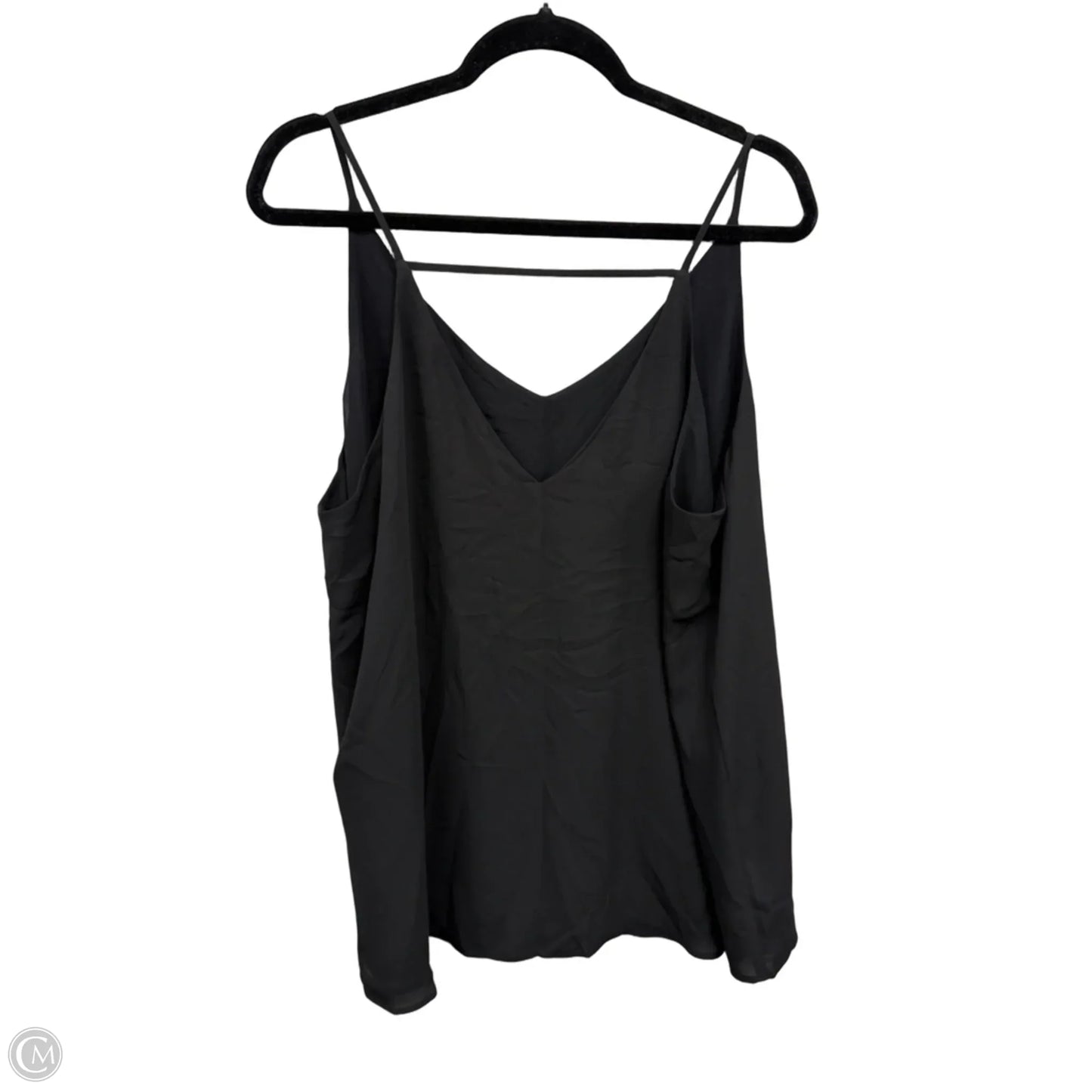 Blouse Sleeveless By Loft In Black, Size: Xl