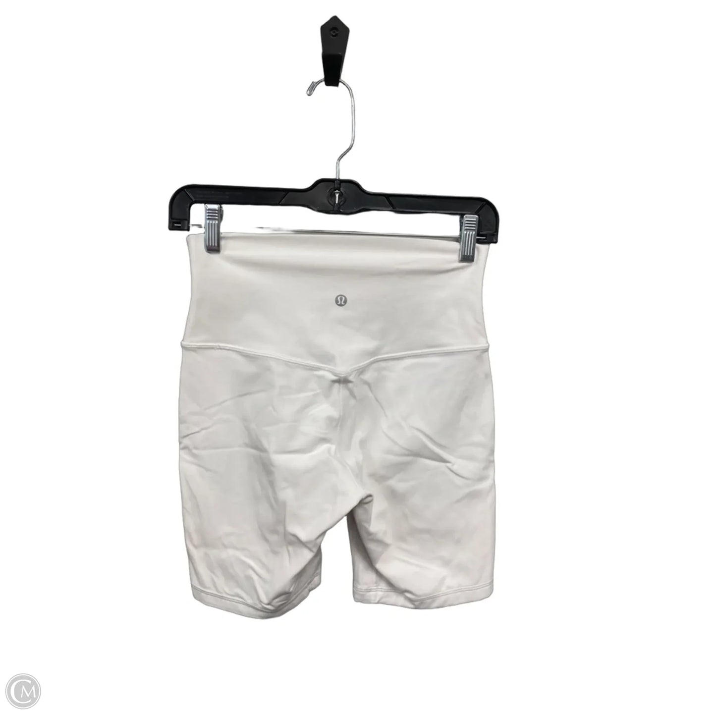Athletic Shorts By Lululemon In White, Size: 6