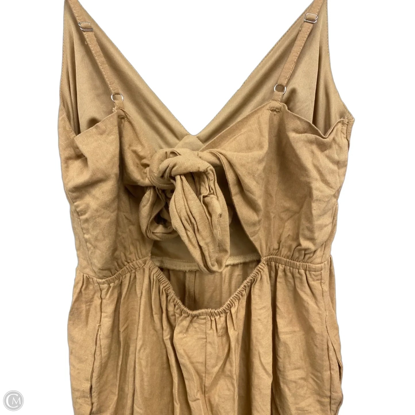 Jumpsuit By Japna In Tan, Size: M