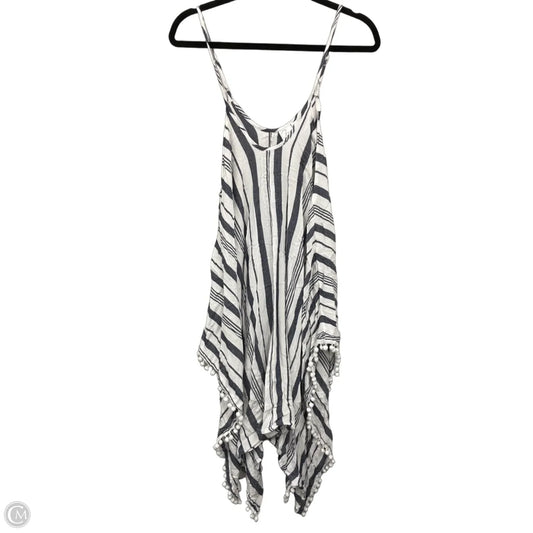 Swimwear Cover-up By Japna In Grey & White, Size: L