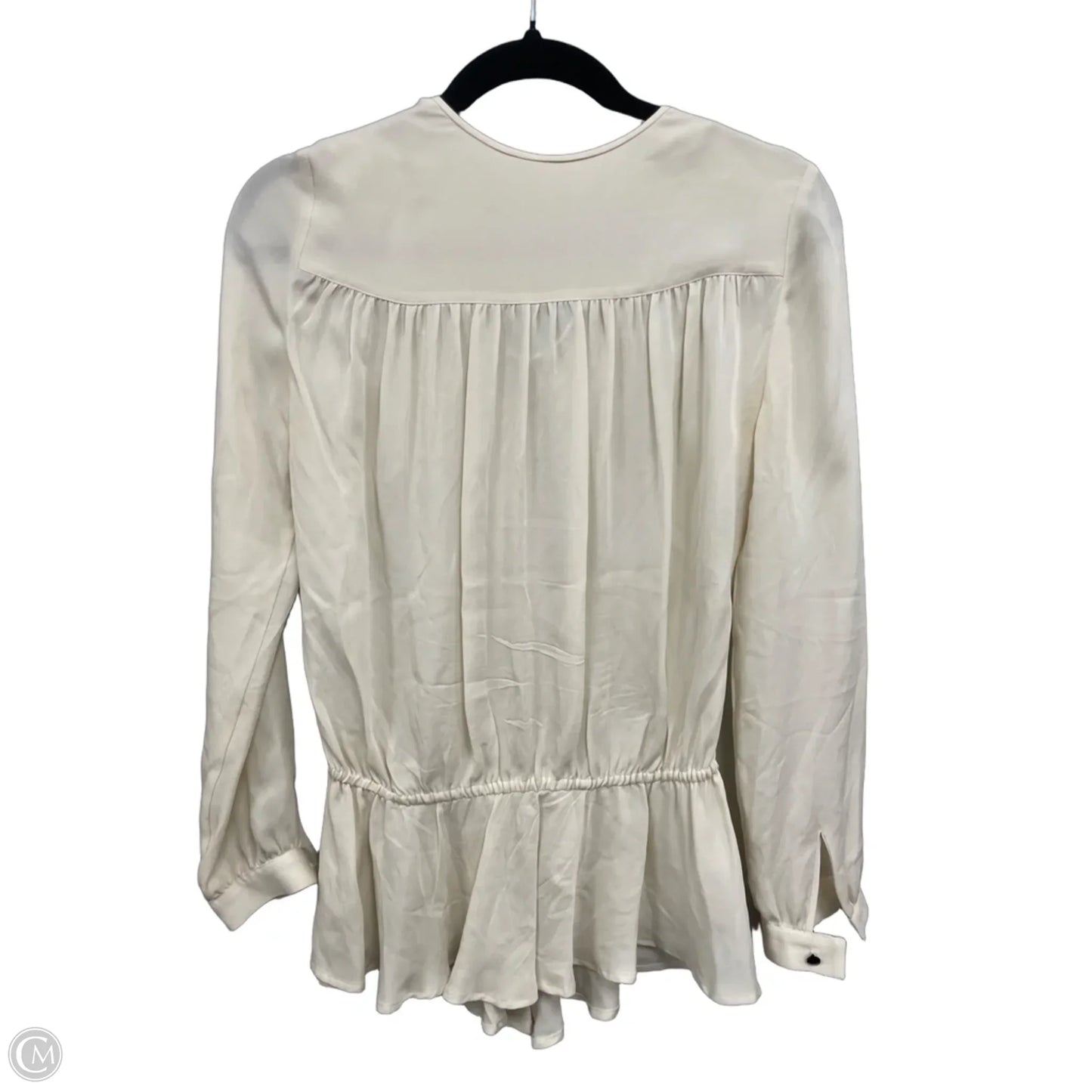 Blouse Designer By Rebecca Minkoff In Cream, Size: S