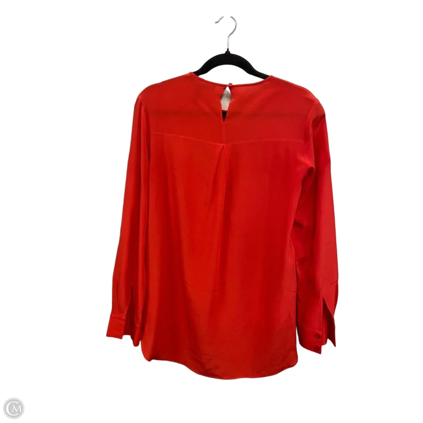 Blouse Long Sleeve By Bcbgmaxazria In Red, Size: Xs