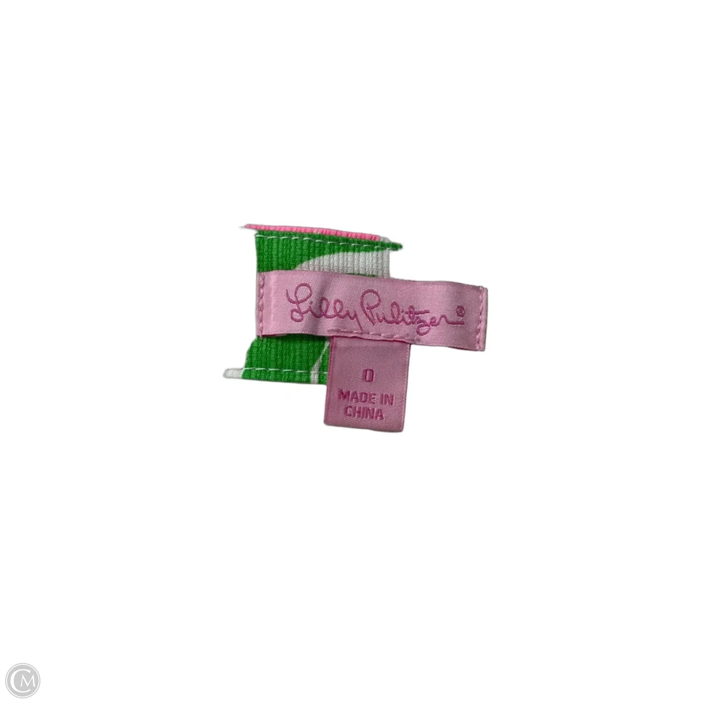 Apparel Tag Designer By Lilly Pulitzer In Green & Pink, Size: 0