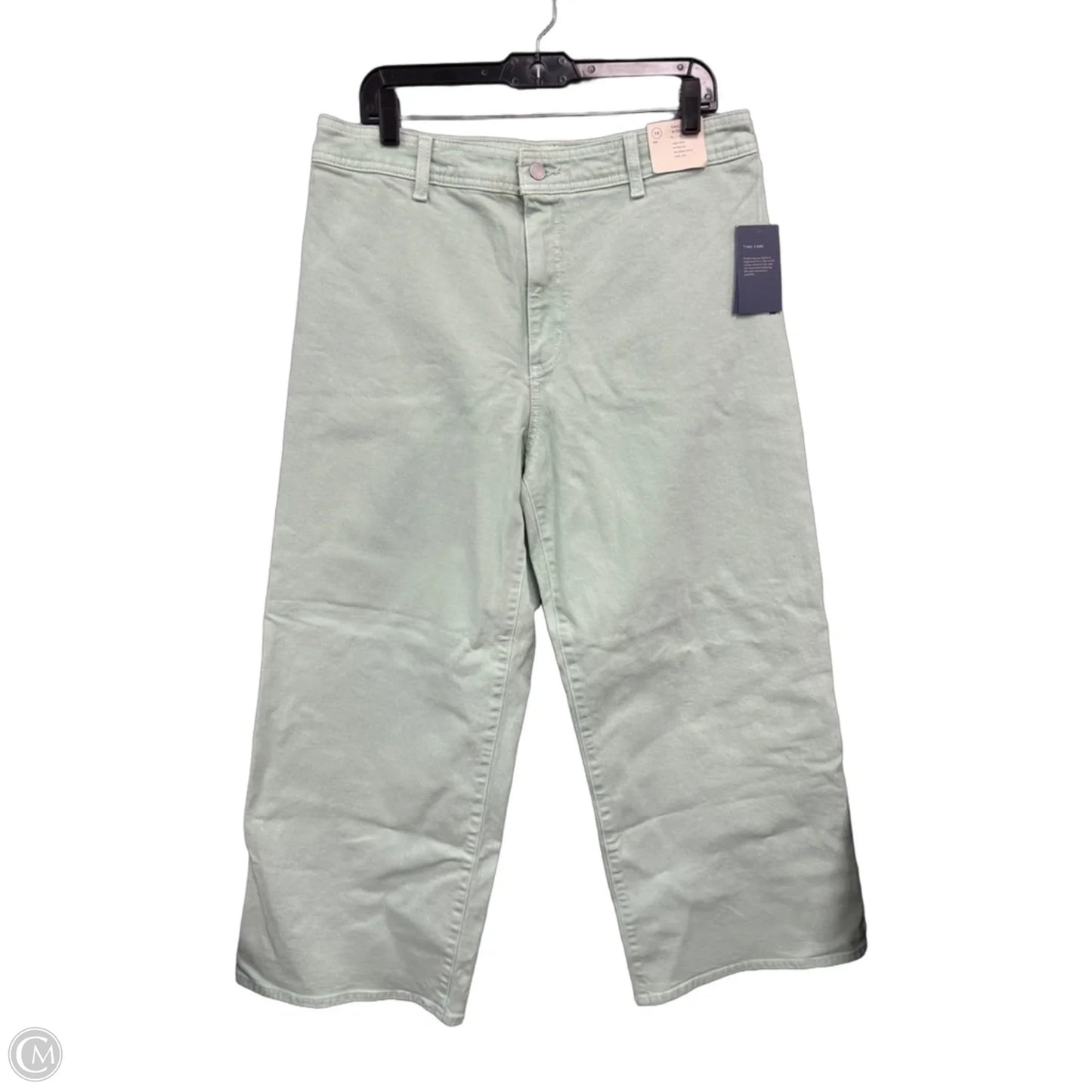 Jeans Wide Leg By Universal Thread In Green, Size: 14