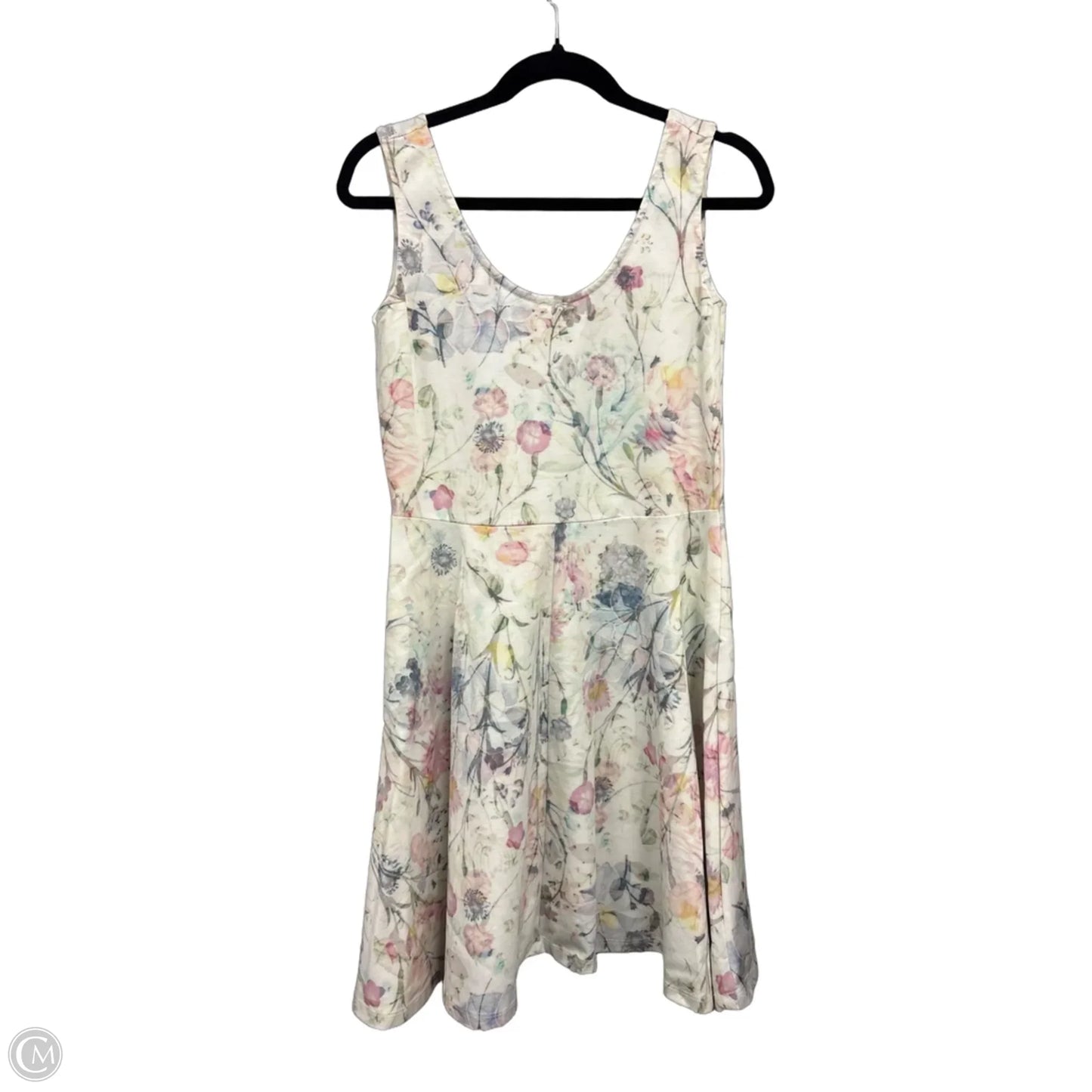 Dress Casual Short By Clothes Mentor In Pink & White, Size: Xs