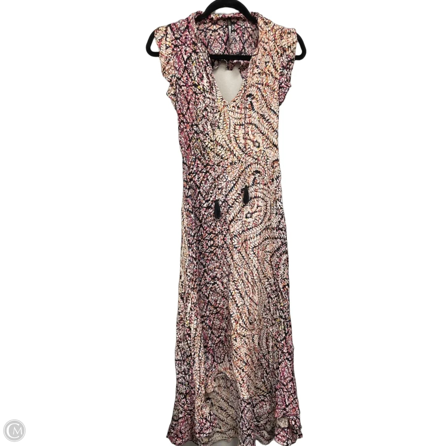 Dress Casual Maxi By Tracy Reese In Black & Pink, Size: Xs