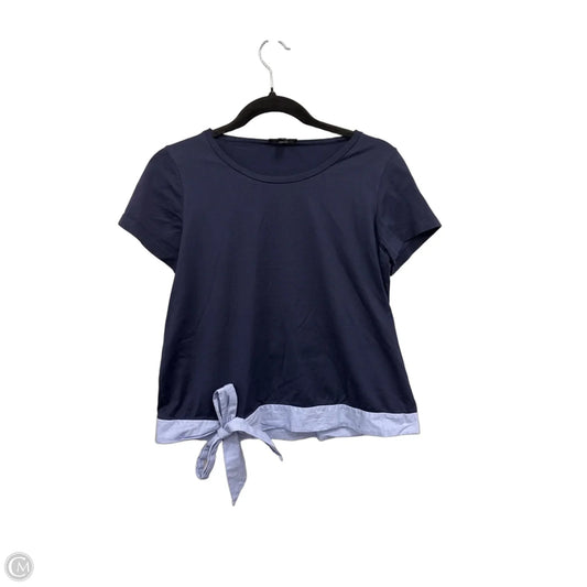 Top Short Sleeve By J. Crew In Navy, Size: M