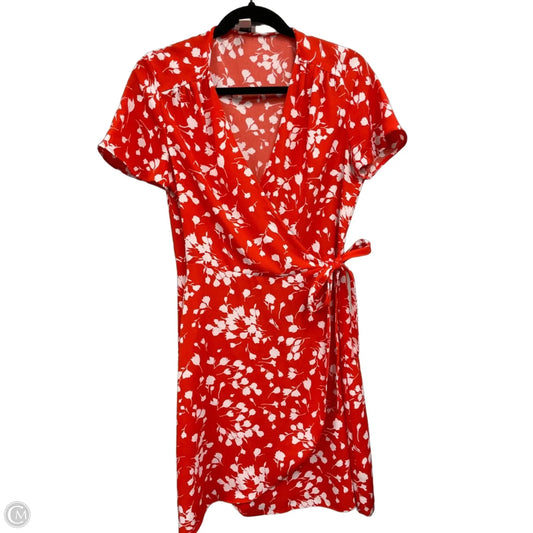 Dress Casual Short By J. Crew In Orange & White, Size: 4
